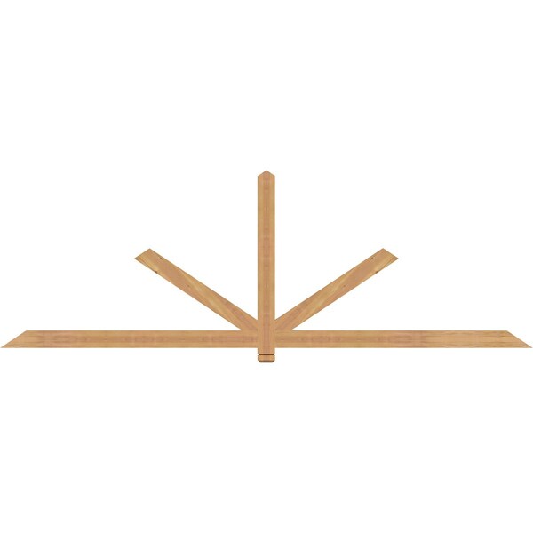 Ekena Millwork Kennewick Timber Gable Bracket, Western Red Cedar, 108"W x 36"H x 1 1/2"D x 3 1/2"F, 8/12 Pitch GBW108X36X0204KEN00SWR - main